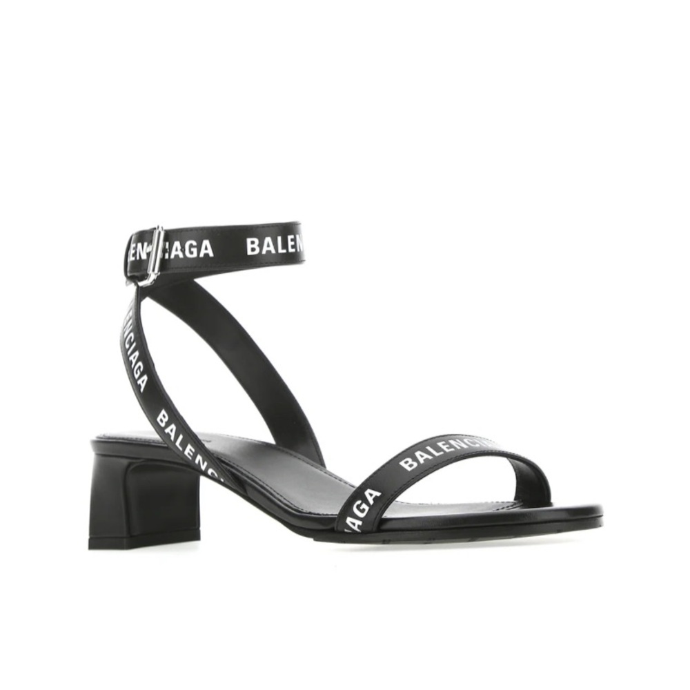 Balenciaga ankle strap Logo Sandals
